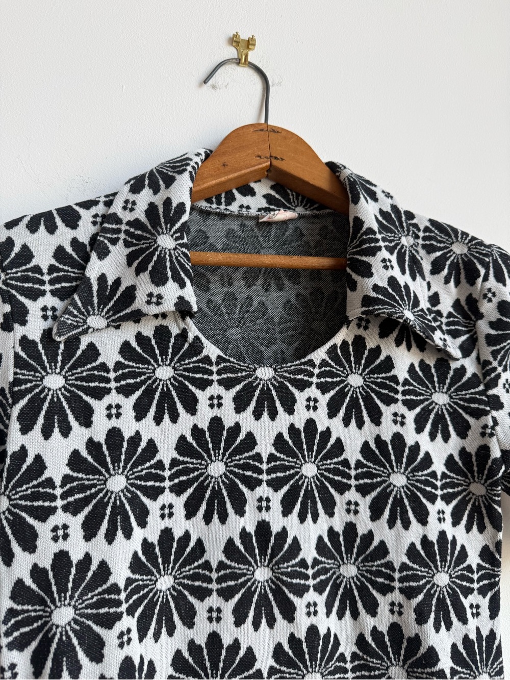 Vintage Floral Knit Top